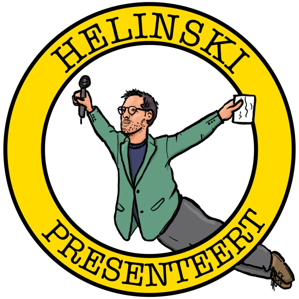 Logo van Helinski Presenteert